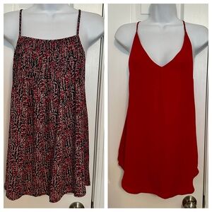 2 Stylish Fushia & Patterned Women's Tops
